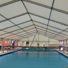 Retractable pool cover